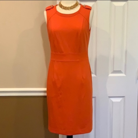 Banana Republic Sheath Dress w/ Gold - Picture 2 of 5